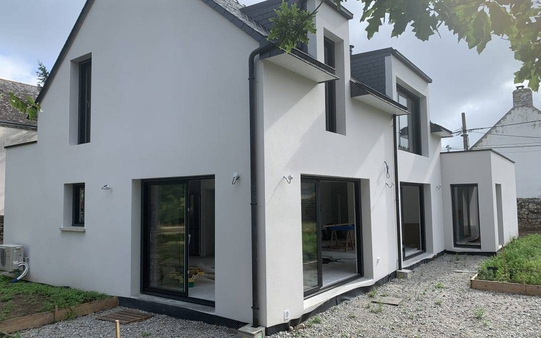 CONSTRUCTION D’UNE MAISON MODERNE À CARNAC – 2019