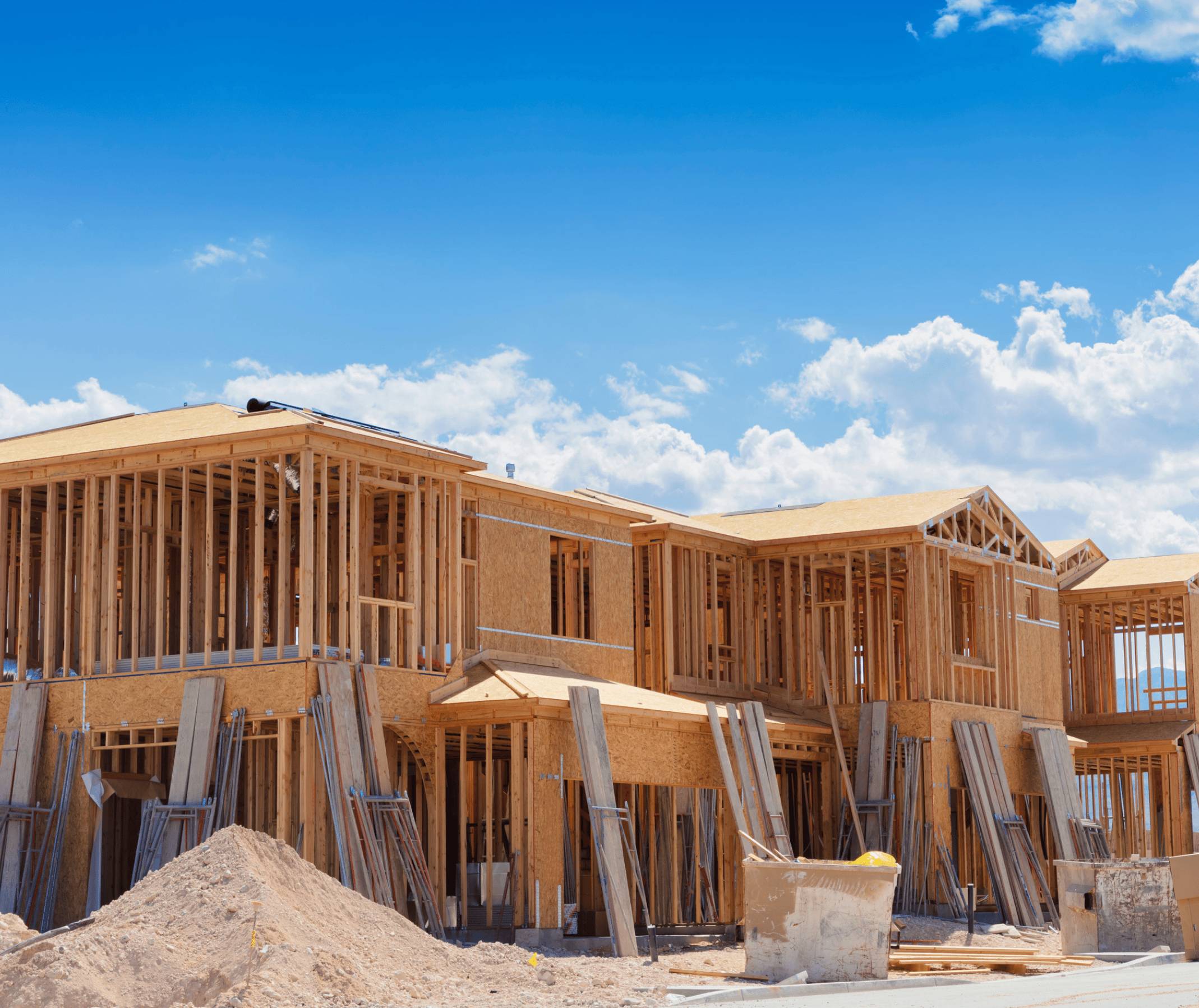 travaux de gros oeuvre maison en construction